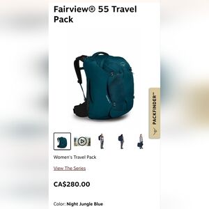 Osprey Fairview 55 Travel Pack